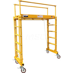 Tele-Tower - Scaffolding; Type: Tower Scaffold ; Section: Base ; Length (Feet): 6.000 ; Height (Feet): 11 ; Load Capacity (Lb.): 550.000 - Exact Tool & Supply