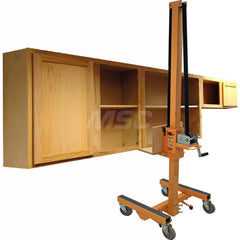 Cabinetizer - Manually Operated Lifts; Type: Cabinet Lift ; Load Capacity (Lb.): 300.000 ; Lift Height (Inch): 72 - Exact Tool & Supply