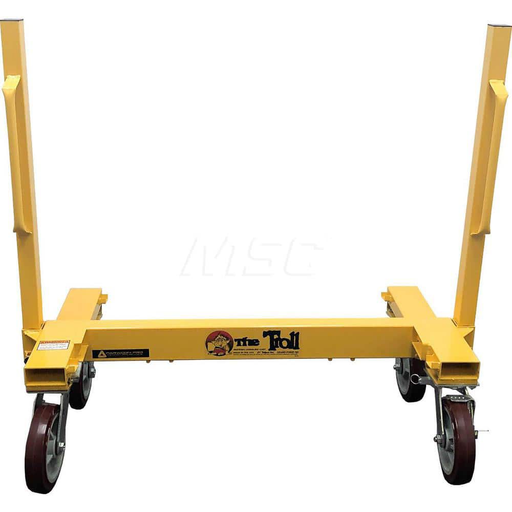 Troll - Bar, Panel & Platform Trucks; Type: Drywall Cart ; Load Capacity (Lb.): 3000.000 ; Length: 48 (Inch); Platform Length (Inch): 48 ; Width (Inch): 23 ; Height (Inch): 44 - Exact Tool & Supply