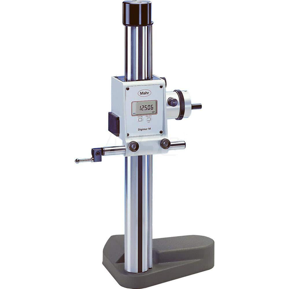 Mahr - Electronic Height Gages; Maximum Measurement (Decimal Inch): 24.4 ; Maximum Measurement (mm): 620 ; Resolution (microns): 0.001; 0.01 (mm); Resolution (Decimal Inch): 0.00005; 0.0005 ; Resolution (microns): 0.001; 0.01 ; Data Output: USB; Opto RS- - Exact Tool & Supply