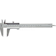 Mahr - Vernier Calipers; Minimum Measurement (mm): 0 ; Minimum Measurement (Decimal Inch): 0 ; Maximum Measurement (Decimal Inch): 8 ; Maximum Measurement (mm): 200 ; Graduation (mm): 0.02 ; Jaw Depth (mm): 50.00 - Exact Tool & Supply