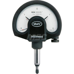 Mahr - Dial Comparator Gages; Dial Graduation (Decimal Inch): 0.000100 ; Dial Graduation (mm): 5.0000 ; Accuracy (micro m): 1 (Ge); 1.2 (Gges); 0.7 (Gt) ; Accuracy (Decimal Inch): 0.0001 (Ge); 0.00012 (Gges); 0.00005 (Gt) ; Maximum Measurement (Decimal I - Exact Tool & Supply