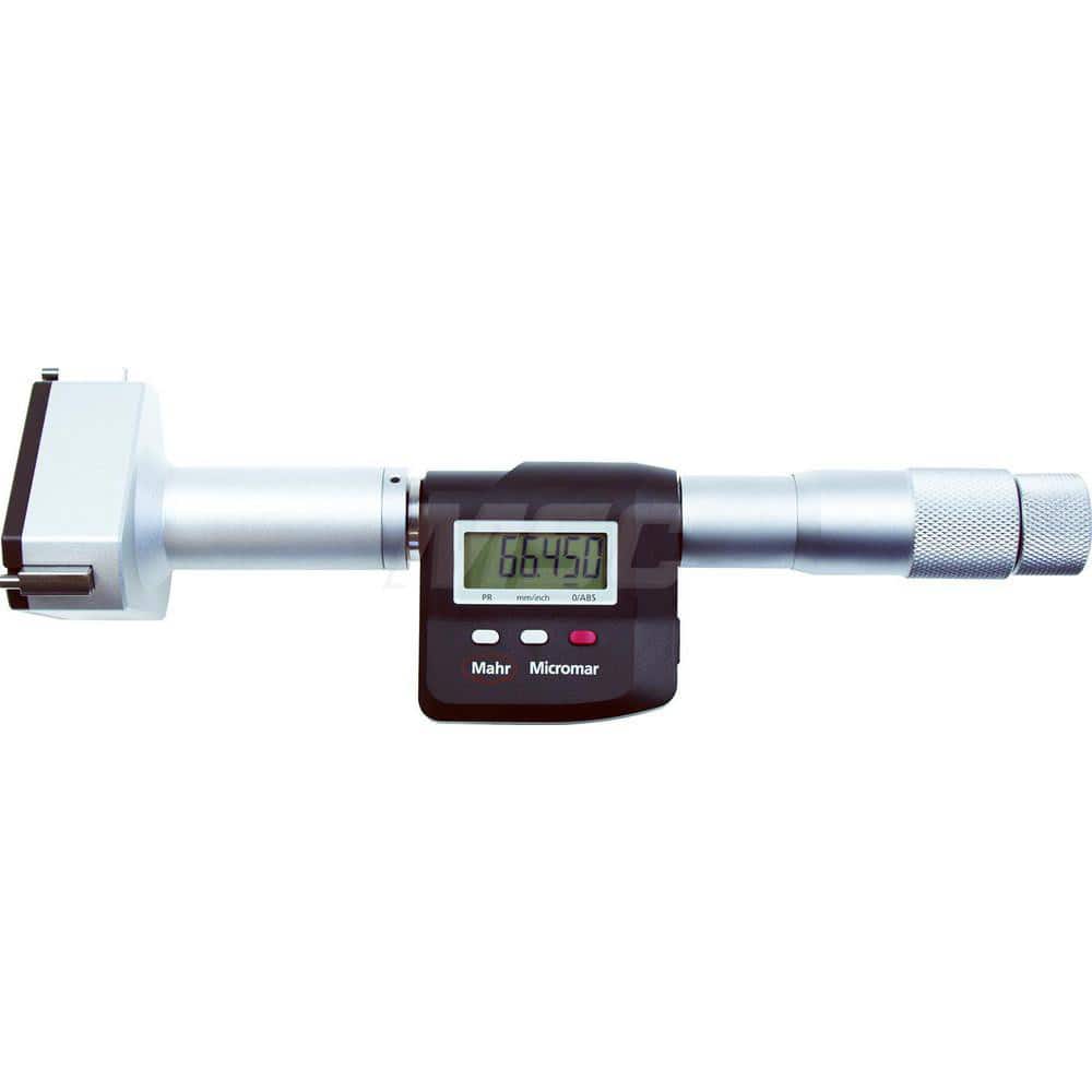 Mahr - Electronic Inside Micrometers; Minimum Measurement (Inch): 3.3500 ; Minimum Measurement (mm): 85.00 ; Minimum Measurement (Decimal Inch): 3.3500 ; Maximum Measurement (Inch): 4 ; Maximum Measurement (Decimal Inch): 4 ; Maximum Measurement (mm): 100 - Exact Tool & Supply