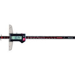 Mahr - Electronic Depth Gages; Minimum Measurement (mm): 0 ; Minimum Measurement (Decimal Inch): 0 ; Maximum Measurement (Decimal Inch): 12 ; Maximum Measurement (mm): 300 ; Resolution (mm): 0.01 ; Resolution (Decimal Inch): 0.0005 - Exact Tool & Supply