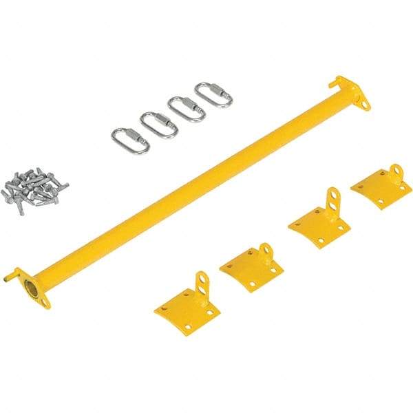 Vestil - Aluminum Pedestrian Bollard - Steel Rope - Exact Tool & Supply