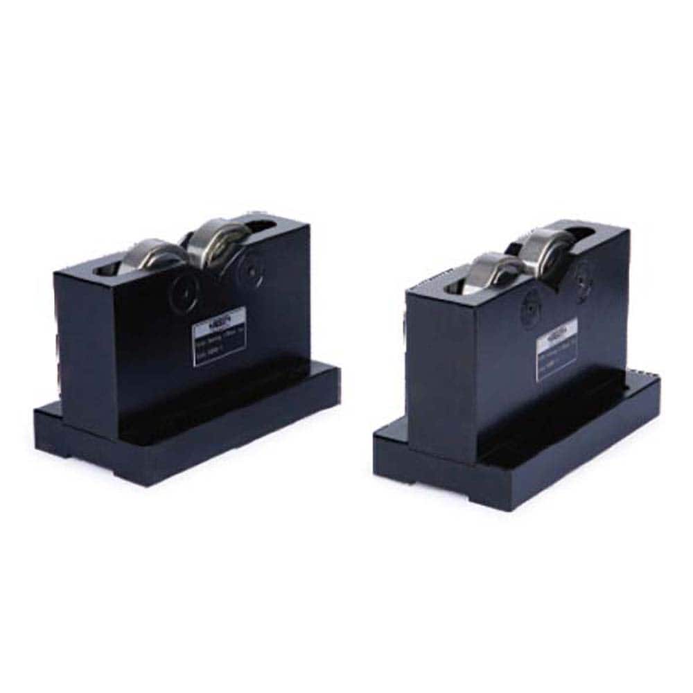 Insize USA LLC - V-Blocks; Type: Roller Bearing V-Block ; Sold As: Matched Pair ; Overall Width (Decimal Inch): 3.1000 ; Minimum Capacity of V (Decimal Inch): 0.2000 ; Maximum Capacity of V (Decimal Inch): 2.1700 ; Material: Steel - Exact Tool & Supply