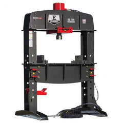 Edwards Manufacturing - Shop Presses; Power Type: Electric ; Pressure (Ton): 60 ; Stroke (Inch): 12-1/4 ; Table Length (Inch): 39-1/4 ; Table Depth (Inch): 42 ; Voltage: 230 - Exact Tool & Supply