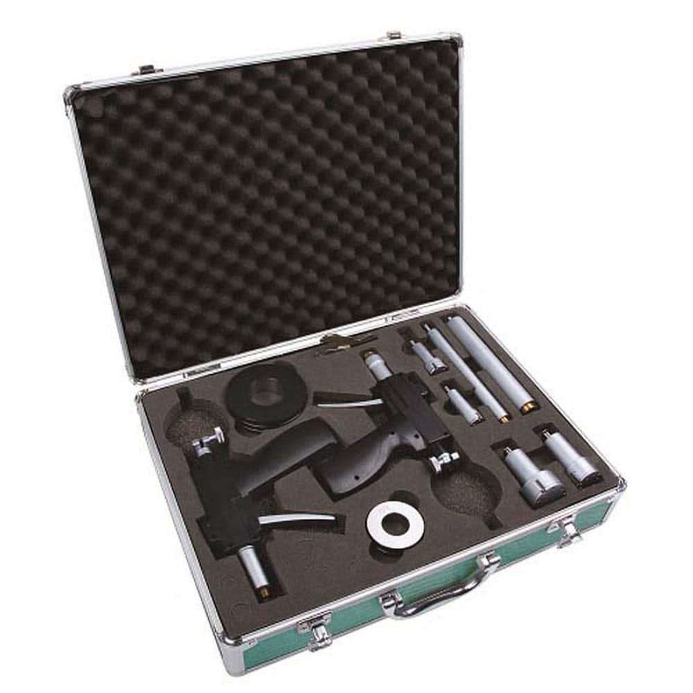 Insize USA LLC - Electronic Bore Gages; Type: Pistol Grip Electronic Bore Gage ; Minimum Measurement (Decimal Inch): 3.5000 ; Maximum Measurement (Decimal Inch): 4.0000 ; Gage Depth (Decimal Inch): 4.5000 ; Gage Depth (Inch): 4-1/2 ; With Accessories: Yes - Exact Tool & Supply