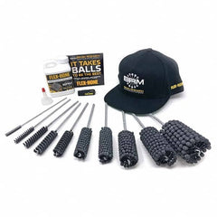 Brush Research Mfg. - 1/4" to 2" Bore Diam, 120 Grit, Silicon Carbide Flexible Hone - Exact Tool & Supply