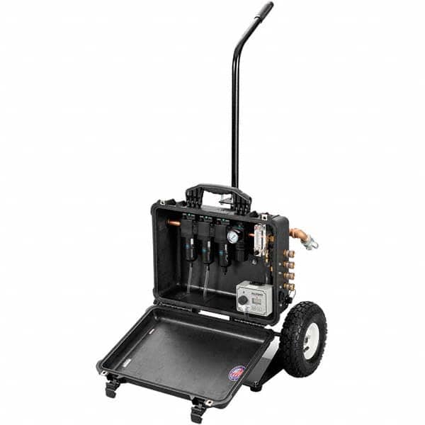 Allegro - Supplied Air (SAR) Filtration Panels Type: Air Filtration Panel Cart Number of Respirator Outlets: 4 - Exact Tool & Supply