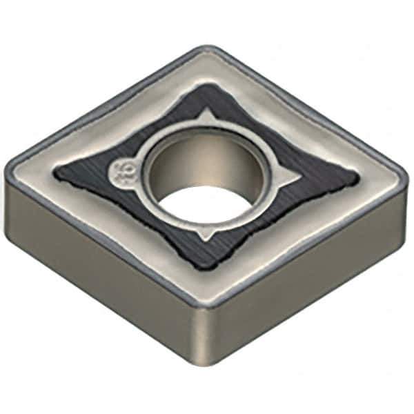 Sumitomo - CNMG866 EEM Grade AC5025S Carbide Turning Insert - TiAlSiN Finish, 80° Diamond, 1" Inscr Circle, 3/8" Thick, 0.0938" Corner Radius - Exact Tool & Supply