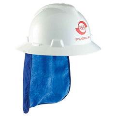 6717CT Blue Evap Hard Hat Neck Shade W/ Cooling Towel - Exact Tool & Supply