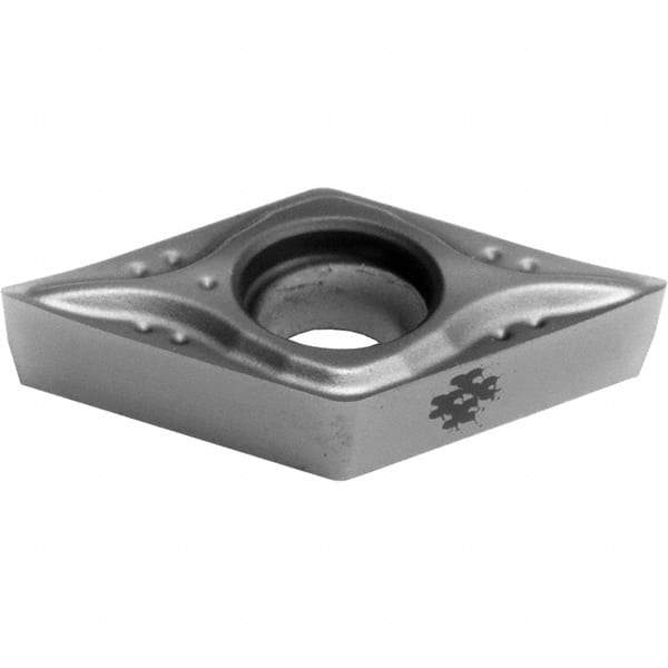 Sumitomo - DCGT21.51 MESI Grade AC5015S Carbide Turning Insert - TiAlSiN Finish, 55° Diamond, 1/4" Inscr Circle, 3/32" Thick, 0.0156" Corner Radius - Exact Tool & Supply