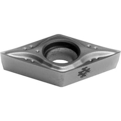 Sumitomo - DCGT21.51 MESI Grade AC5015S Carbide Turning Insert - TiAlSiN Finish, 55° Diamond, 1/4" Inscr Circle, 3/32" Thick, 0.0156" Corner Radius - Exact Tool & Supply