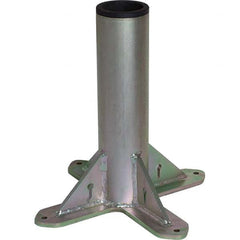 OZ Lifting Products - Davit Crane Bases Base Type: Pedestal Base Finish/Coating: Zinc Plated - Exact Tool & Supply