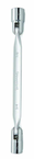 1/2 x 9/16" - High Polished Double Flex Head Wrench - 12 Point - Exact Tool & Supply