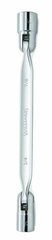 5/8 x 11/16" - High Polished Double Flex Head Wrench - 12 Point - Exact Tool & Supply