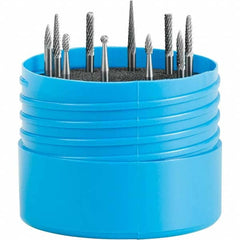 SGS Pro - Burr Sets Head Shape: Cylinder; Ball; Ball Nose Cylinder; Ball Nose Tree; Oval; (2) Pointed Tree; Flame; Ball Nose Cone; Cone Tooth Style: Double Cut - Exact Tool & Supply