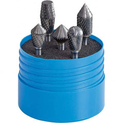 SGS Pro - Burr Sets Head Shape: Combi/Ball; Combi/60 Cone/Cylinder; Combi/Inverted Cone/Cylinder; Combi/90 Cone; Combi/Double Inverted Cone Tooth Style: Double Cut - Exact Tool & Supply