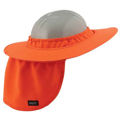 6660 Orange Hard Hat Brim With Shade - Exact Tool & Supply