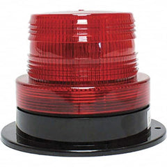 Railhead Corporation - Strobe & Flashing Lights Light Type: Quad High; Double; Quad Low; Triple Flash Lens Color: Red - Exact Tool & Supply