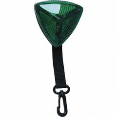 Railhead Corporation - Strobe & Flashing Lights Light Type: Flashing, Steady Lens Color: Green - Exact Tool & Supply