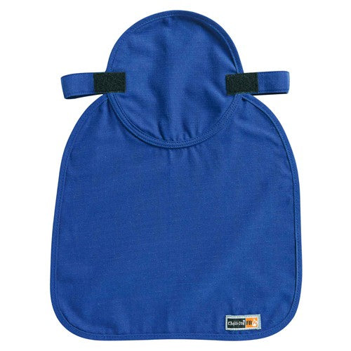 6717FR Blue Evap FR Hard Hat Neck Shade W/ Polymers - Exact Tool & Supply