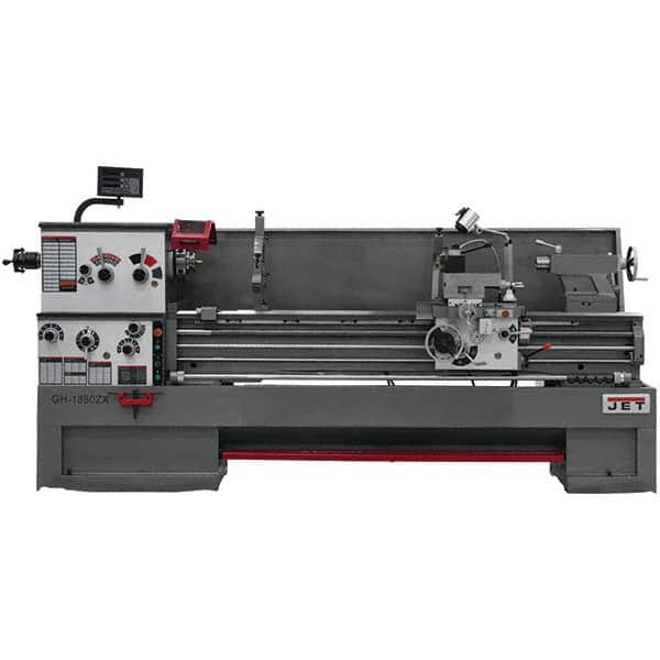 Jet - Bench, Engine & Toolroom Lathes Machine Type: Spindle Bore Spindle Speed Control: Geared Head - Exact Tool & Supply