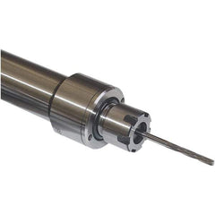 Magafor - Straight Shank, ER11 Collet Chuck - 10mm Shank Diam - Exact Tool & Supply