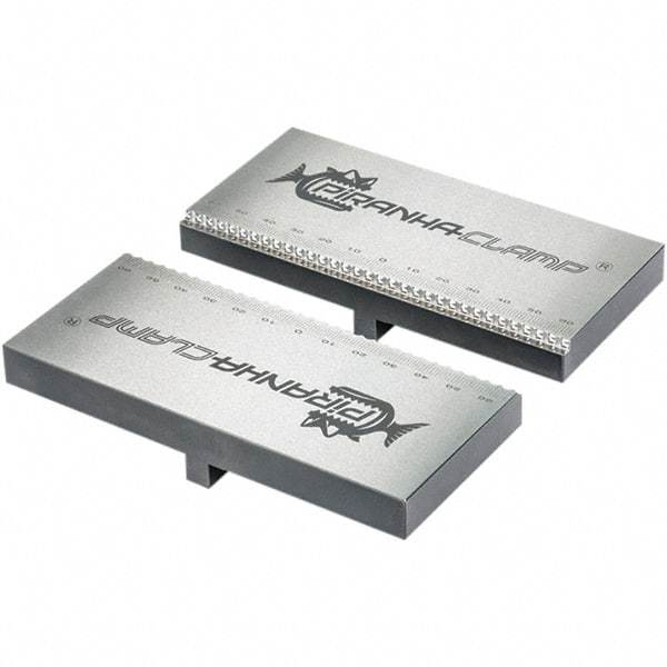 Piranha Clamp - Vise Jaw Sets Jaw Width (mm): 22.00 Set Type: Standard - Exact Tool & Supply