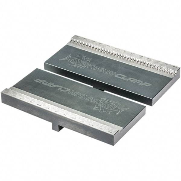 Piranha Clamp - Vise Jaw Sets Jaw Width (mm): 22.00 Set Type: Standard - Exact Tool & Supply