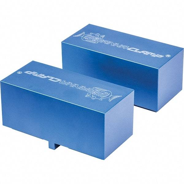 Piranha Clamp - Vise Jaw Sets Jaw Width (mm): 61.00 Set Type: Standard - Exact Tool & Supply