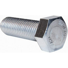 Value Collection - 7/8-9 2-1/2" Long Hex Head Cap Screw - Fully Threaded, 316 Stainless Steel, Uncoated - Exact Tool & Supply