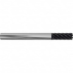 Accupro - 5/8" Diam 7 Flute Solid Carbide 0.12" Corner Radius End Mill - Exact Tool & Supply