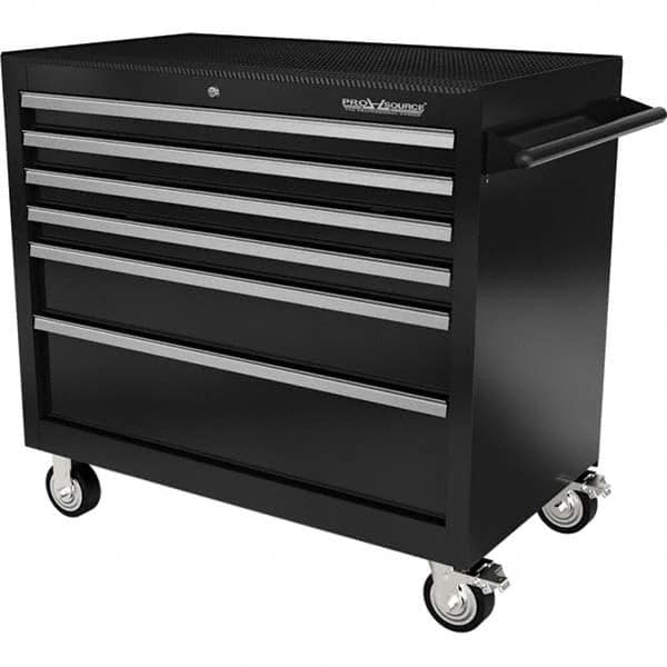 PRO-SOURCE - 6 Drawer 1,540 Lb Capacity Steel Tool Roller Cabinet - Exact Tool & Supply