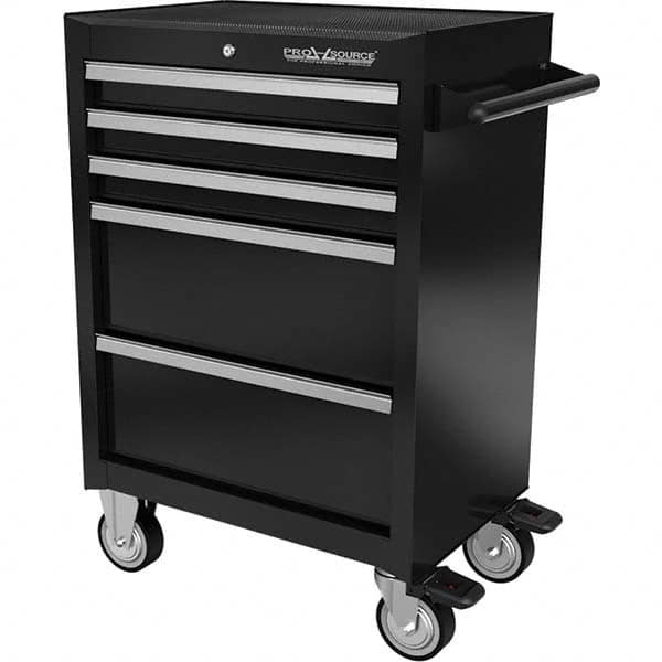 PRO-SOURCE - 5 Drawer 1,320 Lb Capacity Steel Tool Roller Cabinet - Exact Tool & Supply