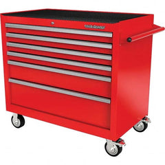 PRO-SOURCE - 6 Drawer 1,540 Lb Capacity Steel Tool Roller Cabinet - Exact Tool & Supply