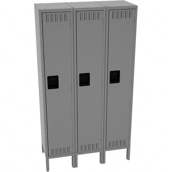 Tennsco - 3 Door, Single Tier, Locker - Exact Tool & Supply