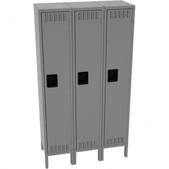 Tennsco - 3 Door, Single Tier, Locker - Exact Tool & Supply