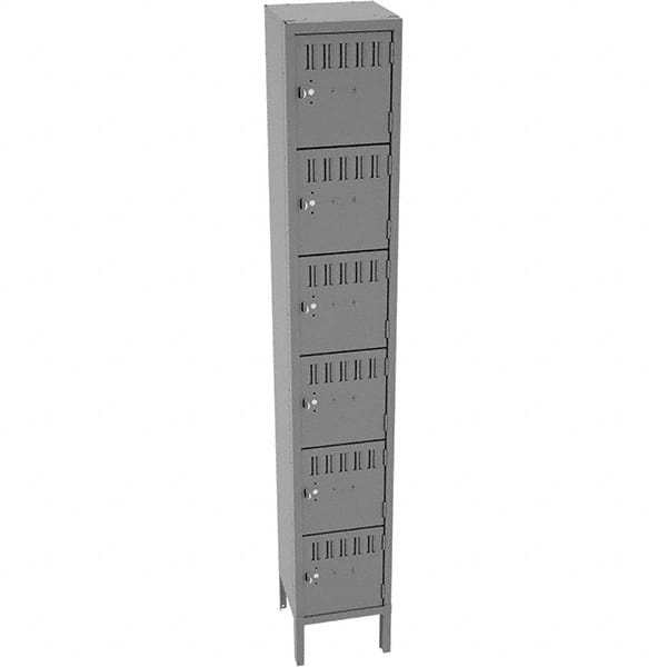 Tennsco - 6 Door, 6 Tier, Locker - Exact Tool & Supply