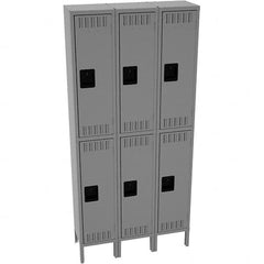 Tennsco - 6 Door, Double Tier, Locker - Exact Tool & Supply