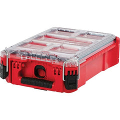 Milwaukee Tool - PACKOUT 11 Compartment Red Small Parts Low-Profile Organizer - Exact Tool & Supply