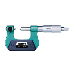 Insize USA LLC - Screw Thread Micrometers; Operation Type: Mechanical ; Minimum Measurement (Decimal Inch): 2.0000 ; Maximum Measurement (Decimal Inch): 3.0000 ; Graduation (Decimal Inch): 0.001 ; Accuracy (Decimal Inch): 0.010000 ; Thimble Type: Ratchet - Exact Tool & Supply