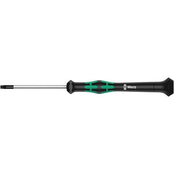 Wera - T4 Torx Driver - 1-37/64" Blade Length, 137mm OAL, Ergonomic Handle - Exact Tool & Supply