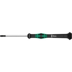 Wera - T4 Torx Driver - 1-37/64" Blade Length, 137mm OAL, Ergonomic Handle - Exact Tool & Supply