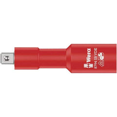 Wera - 3/8" Drive Insulated Socket Extension Bar - 91mm OAL - Exact Tool & Supply