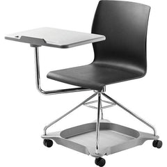 NPS - Swivel & Adjustable Office Chairs   Type: Mobile Tablet Chair    Color: Black - Exact Tool & Supply