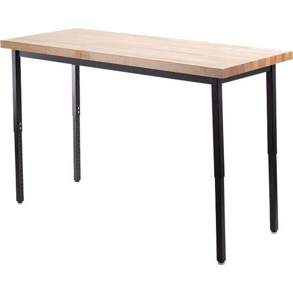 NPS - Stationary Tables Type: Utility Tables Material: Wood; Steel - Exact Tool & Supply