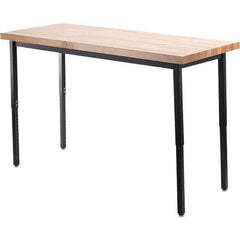 NPS - Stationary Tables Type: Utility Tables Material: Wood; Steel - Exact Tool & Supply