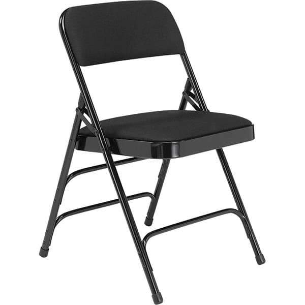 NPS - Folding Chairs Pad Type: Folding Chair w/Fabric Padded Seat Material: Steel - Exact Tool & Supply